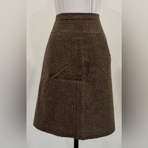 Fendi Brown Pencil Skirt